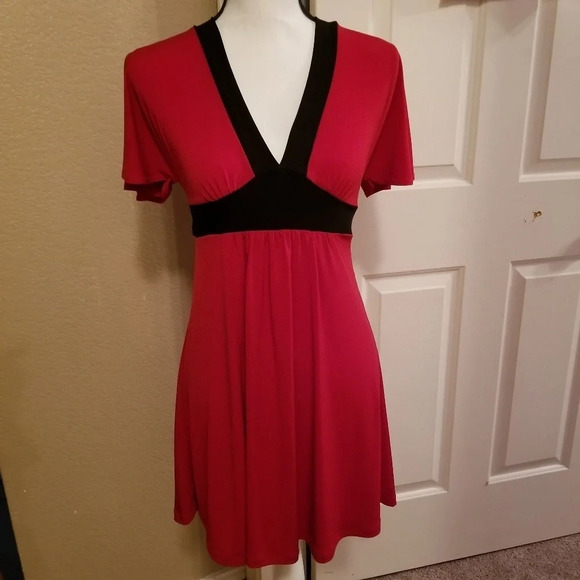 Y2K Wet Seal Women's Red Dress M - Picture 1 of 7